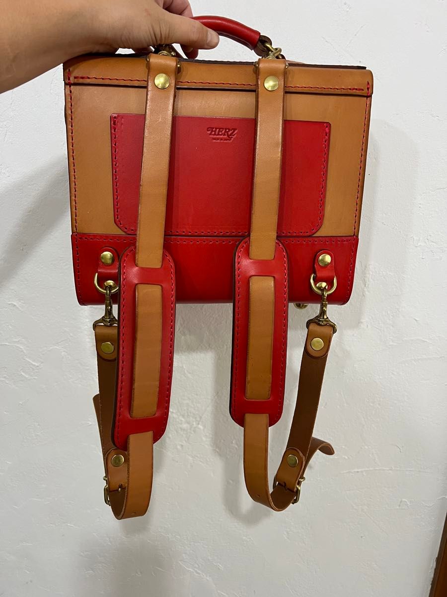 新品カラーオーダーヘルツ カルテラミニ3wayバッグ &ラナパー 本 新品カラーオーダーヘルツ カルテラミニ3wayバッグ &ラナパー 本