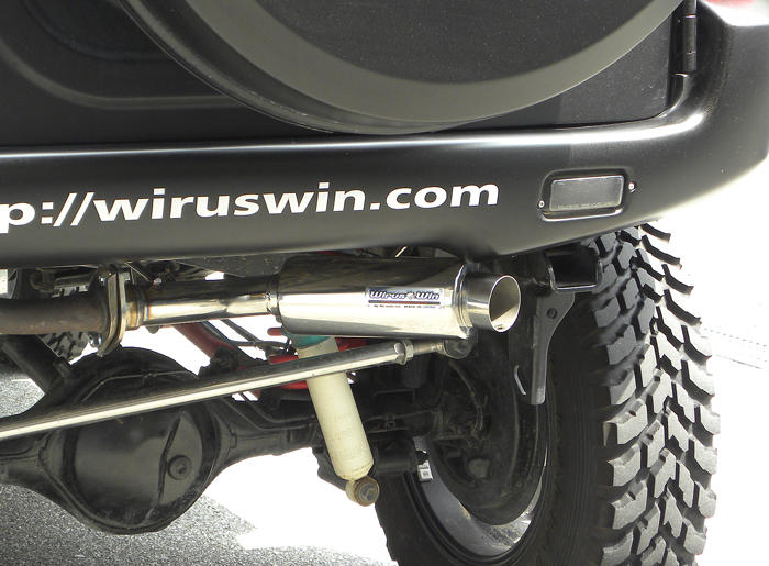 WirusWin ステンレス クイックマフラー ジムニーJB23W 1〜10型用 WirusWin ステンレス クイックマフラー ジムニーJB23W 1〜10型用