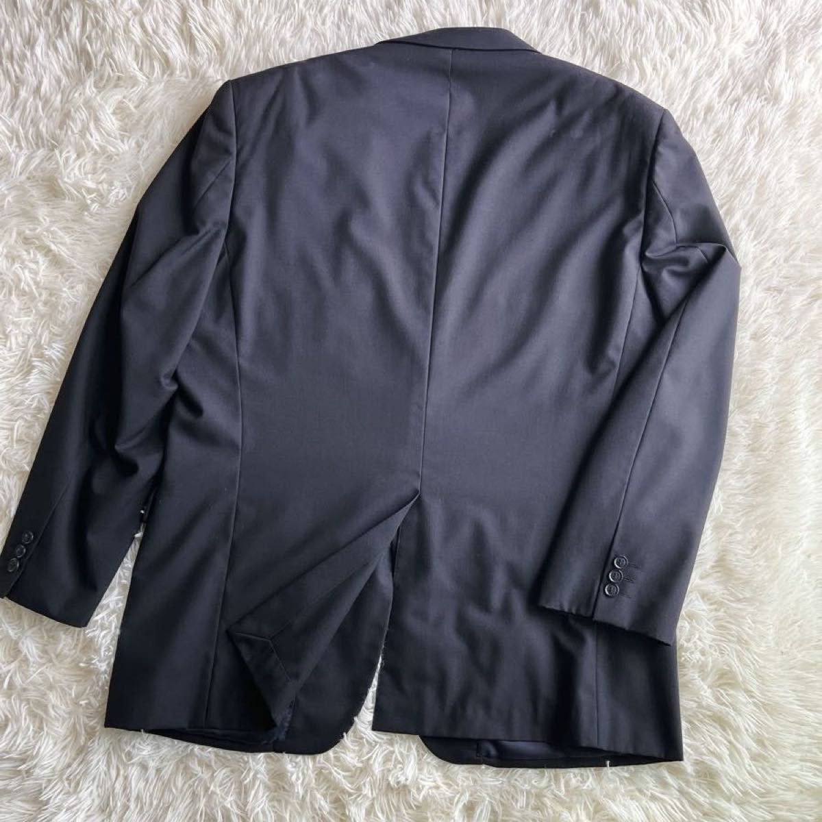 大きいサイズ美品 VinoRosso セットアップ スーツ ブラック 大きいサイズ美品 VinoRosso セットアップ スーツ ブラック