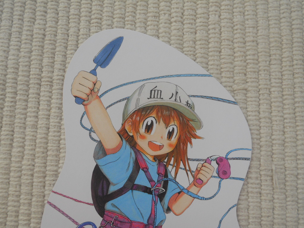 ヤフオク はたらく細胞 原画展 特製イラストカード 血小 ヤフオク はたらく細胞 原画展 特製イラストカード 血小
