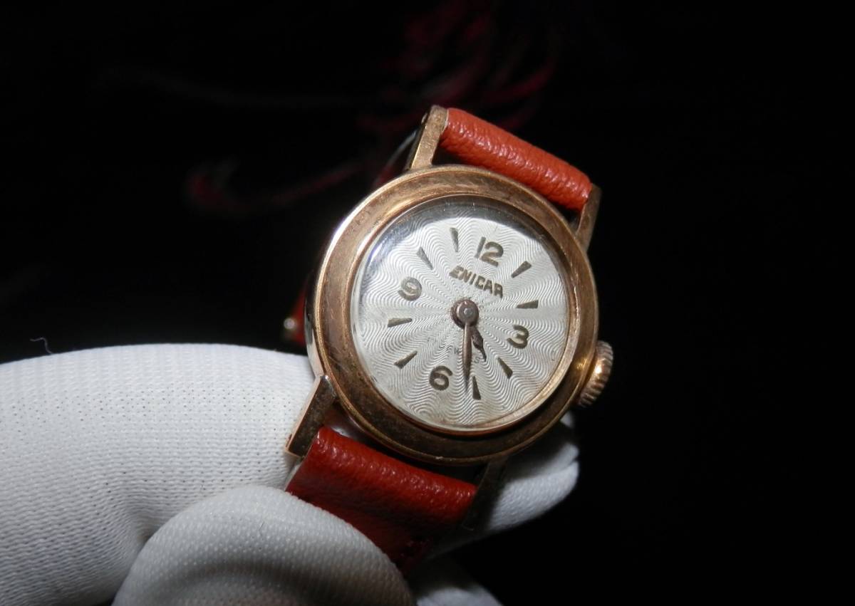 ## prompt decision ## ENICAR,18K case, semi antique!