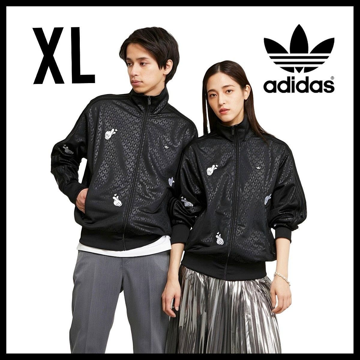 adidas ミッキーマウス 黒 XL ファイヤーバードトラック adidas ミッキーマウス 黒 XL ファイヤーバードトラック