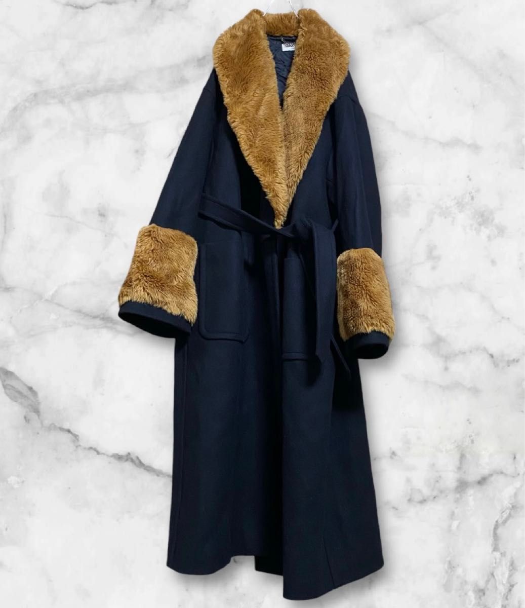 美品【Dries Van Noten】ファー付きローブコート|Yahoo!フリマ 美品【Dries Van Noten】ファー付きローブコート|Yahoo!フリマ
