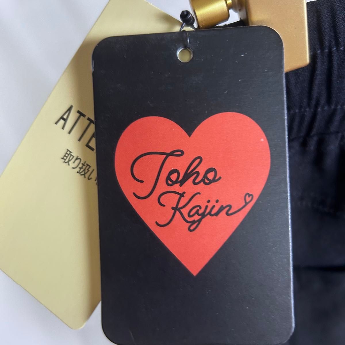 新品未使用タグ付き】toho kajin size M/L 刺繍入り 綿95% はき 新品未使用タグ付き】toho kajin size M/L 刺繍入り 綿95% はき