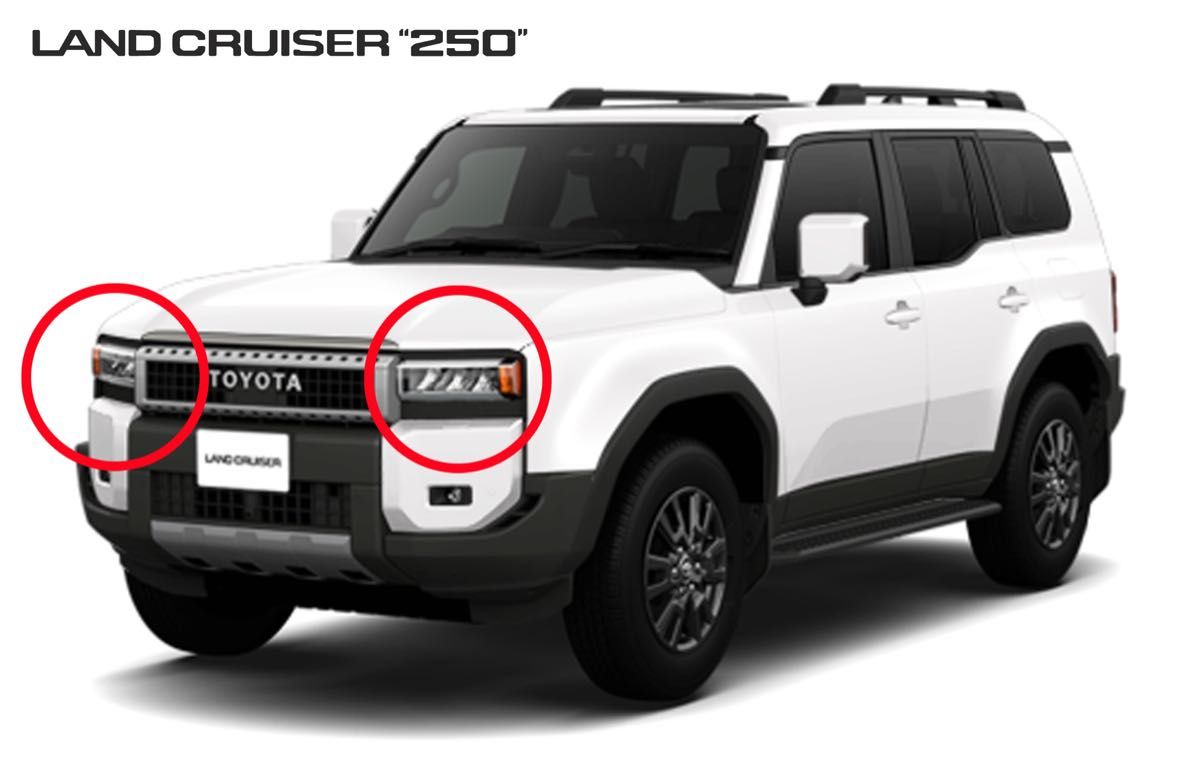 新車外し 美品】TOYOTA トヨタ ランドクルーザー 250 VX 純正角 新車外し 美品】TOYOTA トヨタ ランドクルーザー 250 VX 純正角