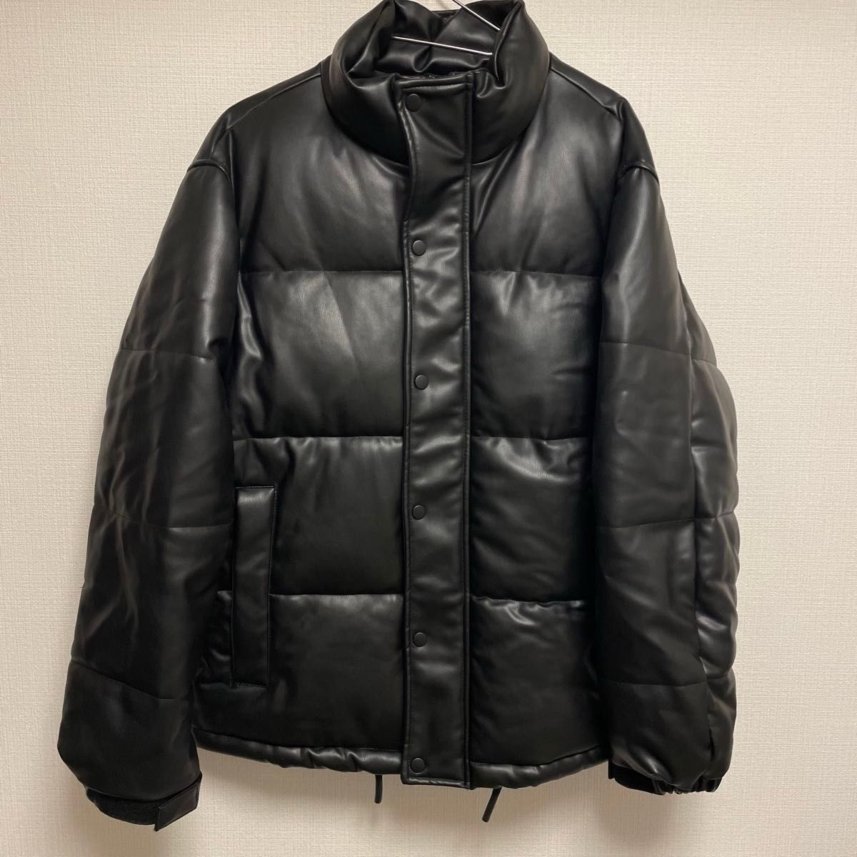ZARA フェイクレザー ダウンジャケット L ブラック|Yahoo ZARA フェイクレザー ダウンジャケット L ブラック|Yahoo