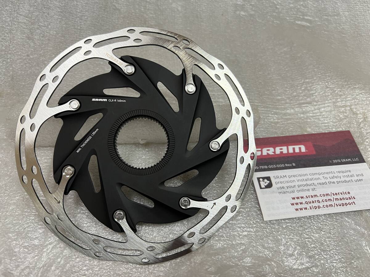 新品 SRAM RED CLX-R センターロック ディスクローター 160mm 未使用