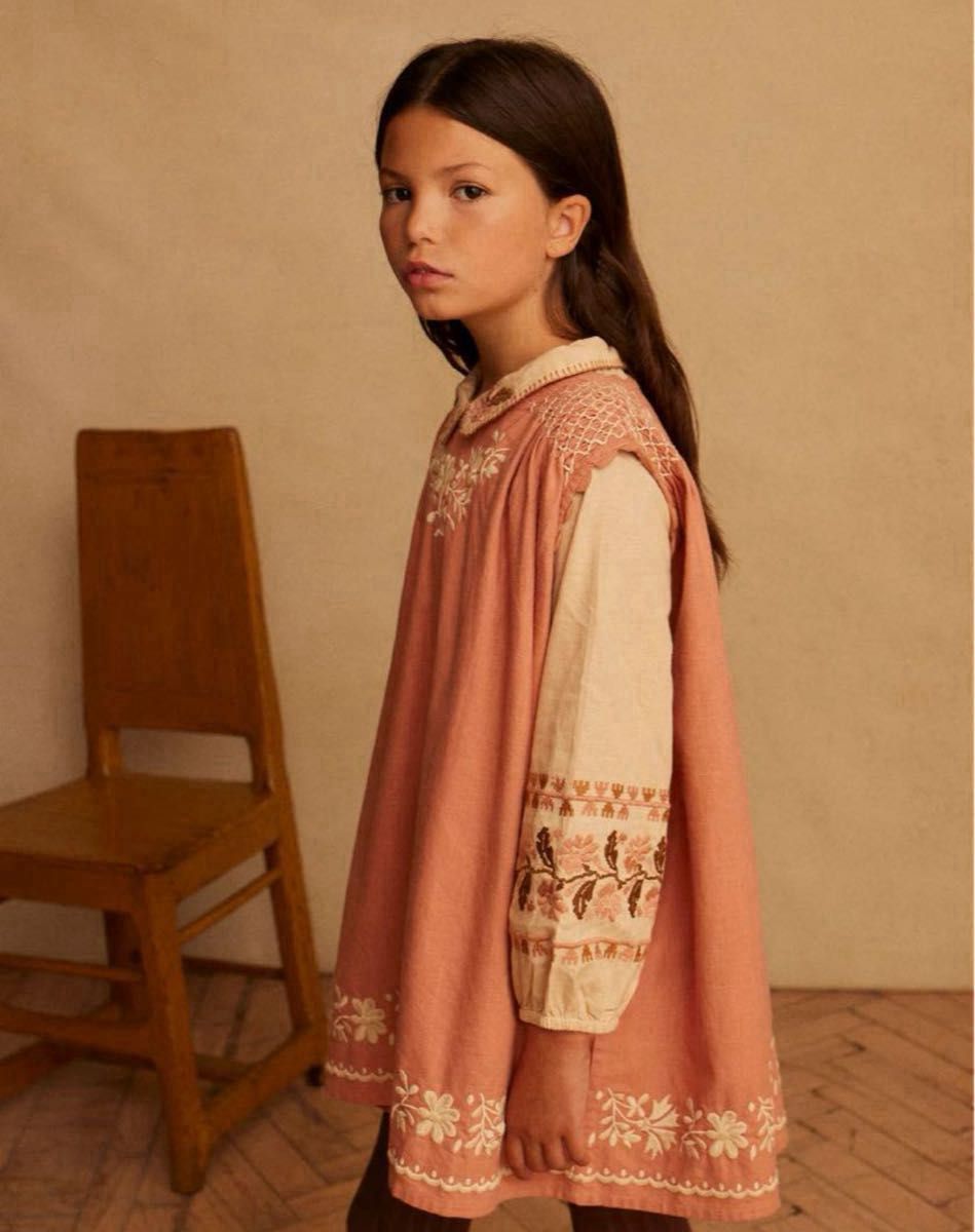 新品未使用 apolina アポリナ 7-9y 2024aw ブラウス カットソー 新品未使用 apolina アポリナ 7-9y 2024aw ブラウス カットソー