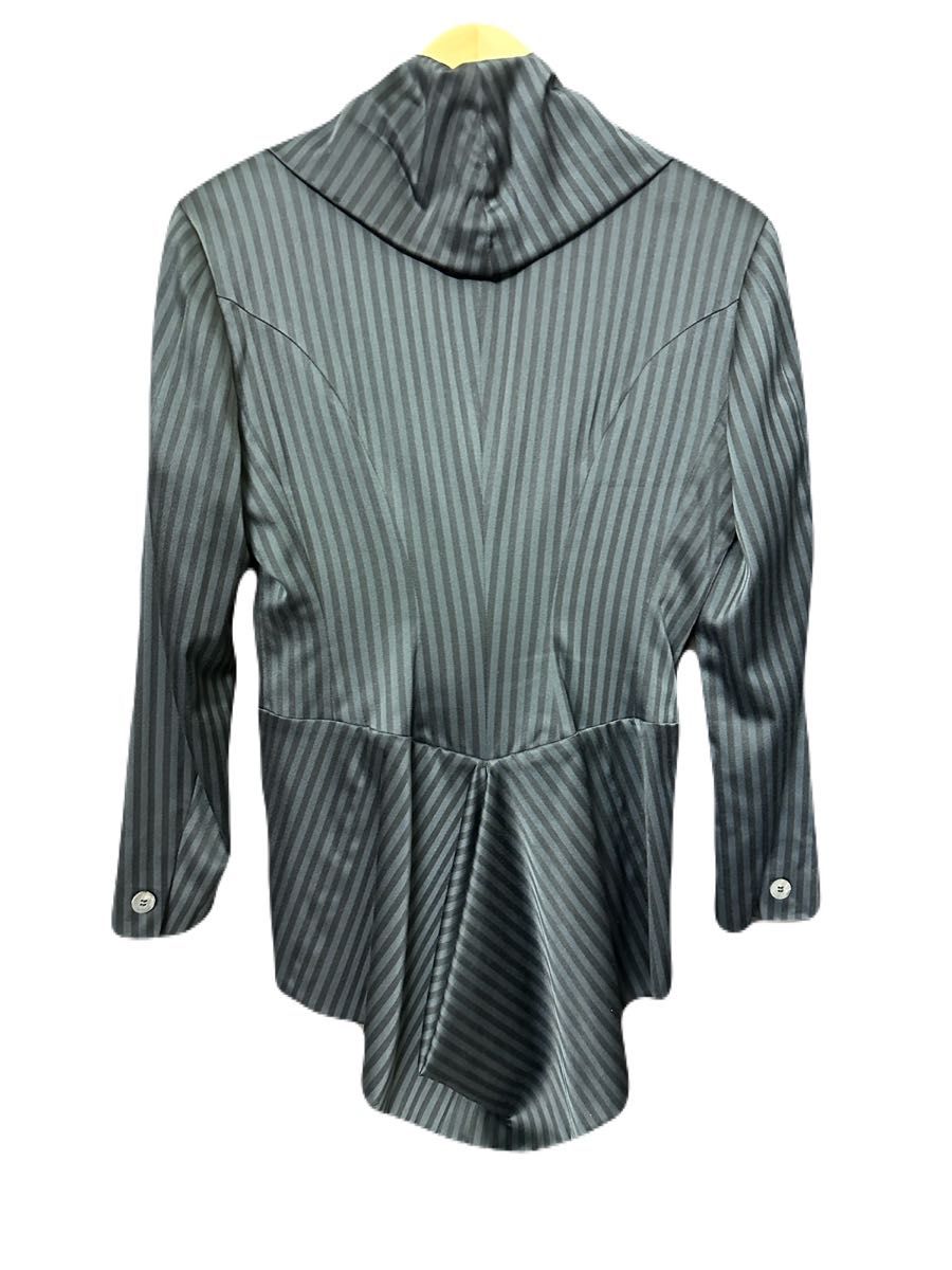 vintage issey miyake 変形テーラードジャケット ストライプ vintage issey miyake 変形テーラードジャケット ストライプ