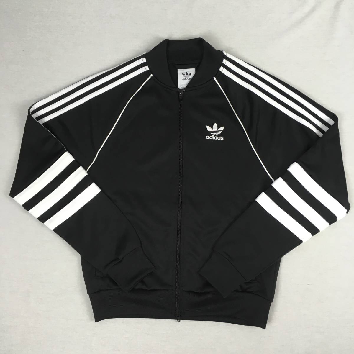 【美品】adidas Originals アディダス オリジナルス DJ2856 AUTH TRACK TOP オーストラック トップ ジャケット ブラック/ホワイト XSサイズ_画像1