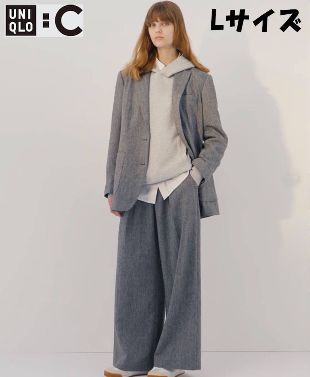 UNIQLO C ツイードオーバーサイズジャケット L ユニクロ|Yahoo UNIQLO C ツイードオーバーサイズジャケット L ユニクロ|Yahoo