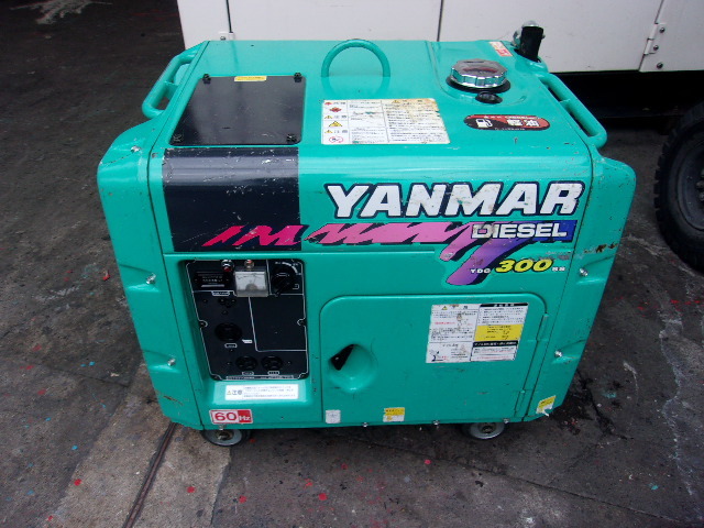 ヤンマーディーゼル発電機 3KW 使用時間少ないく程度最高 ヤンマーディーゼル発電機 3KW 使用時間少ないく程度最高