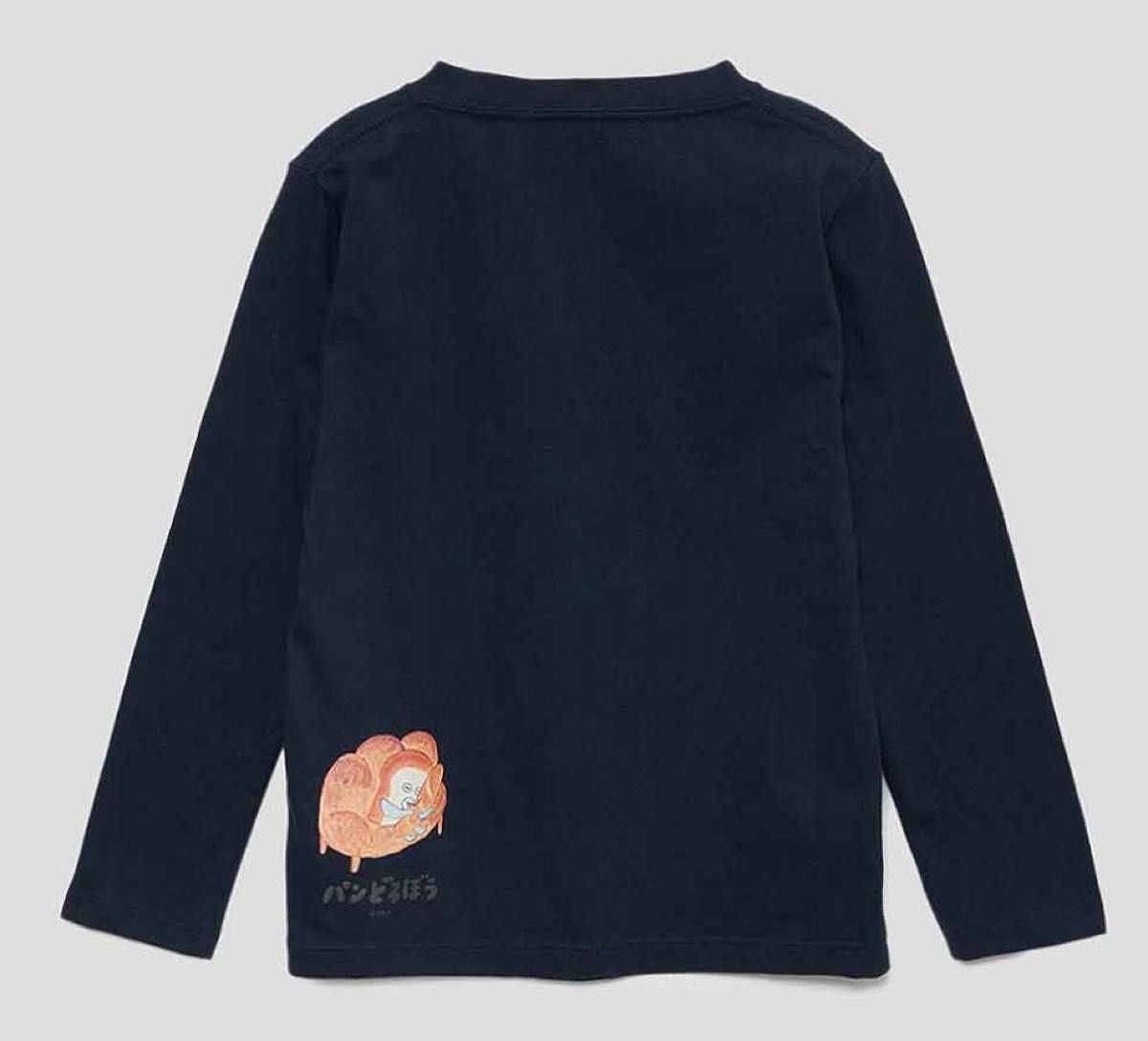 グラニフ 130サイズ パンどろぼう キッズ まずい ロングTシャツ グラニフ 130サイズ パンどろぼう キッズ まずい ロングTシャツ