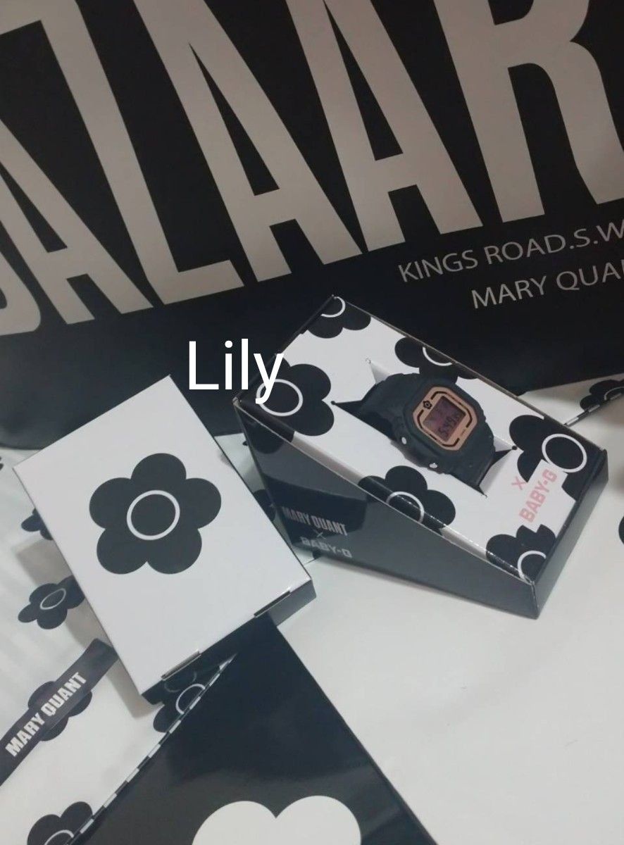 マリークヮント 【MARY QUANT×BABY G】ベビーG 限定品 新品 マリークヮント 【MARY QUANT×BABY G】ベビーG 限定品 新品