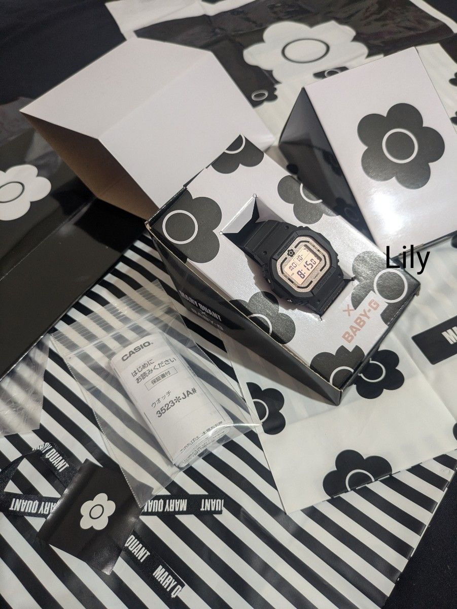 マリークヮント 【MARY QUANT×BABY G】ベビーG 限定品 新品 マリークヮント 【MARY QUANT×BABY G】ベビーG 限定品 新品