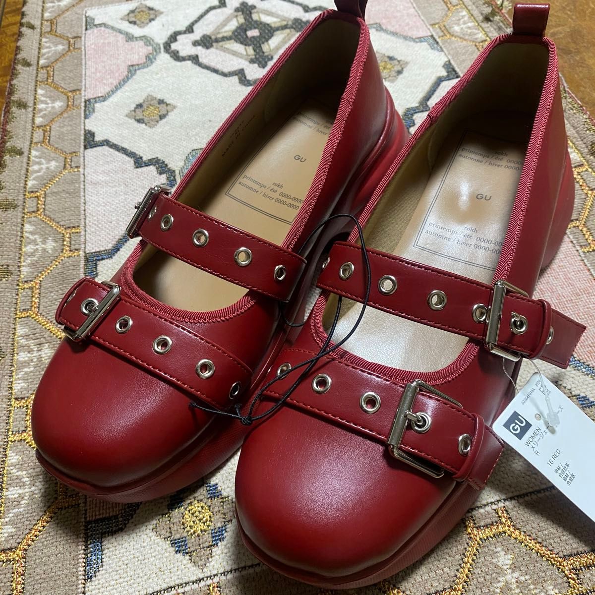 未使用 GU × rokh コラボメリージェーンシューズ XL サイズ 未使用 GU × rokh コラボメリージェーンシューズ XL サイズ