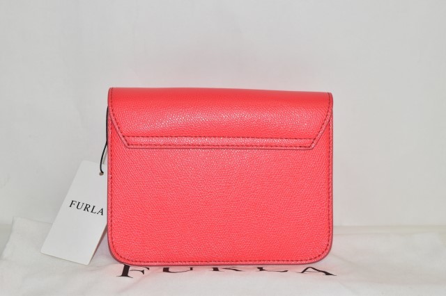 未使用品★FURLA フルラ メトロポリス ミニバッグ チェーンショルダーバッグ PINKY FLUO ピンク_画像4