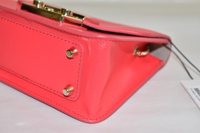 未使用品★FURLA フルラ メトロポリス ミニバッグ チェーンショルダーバッグ PINKY FLUO ピンク_画像5