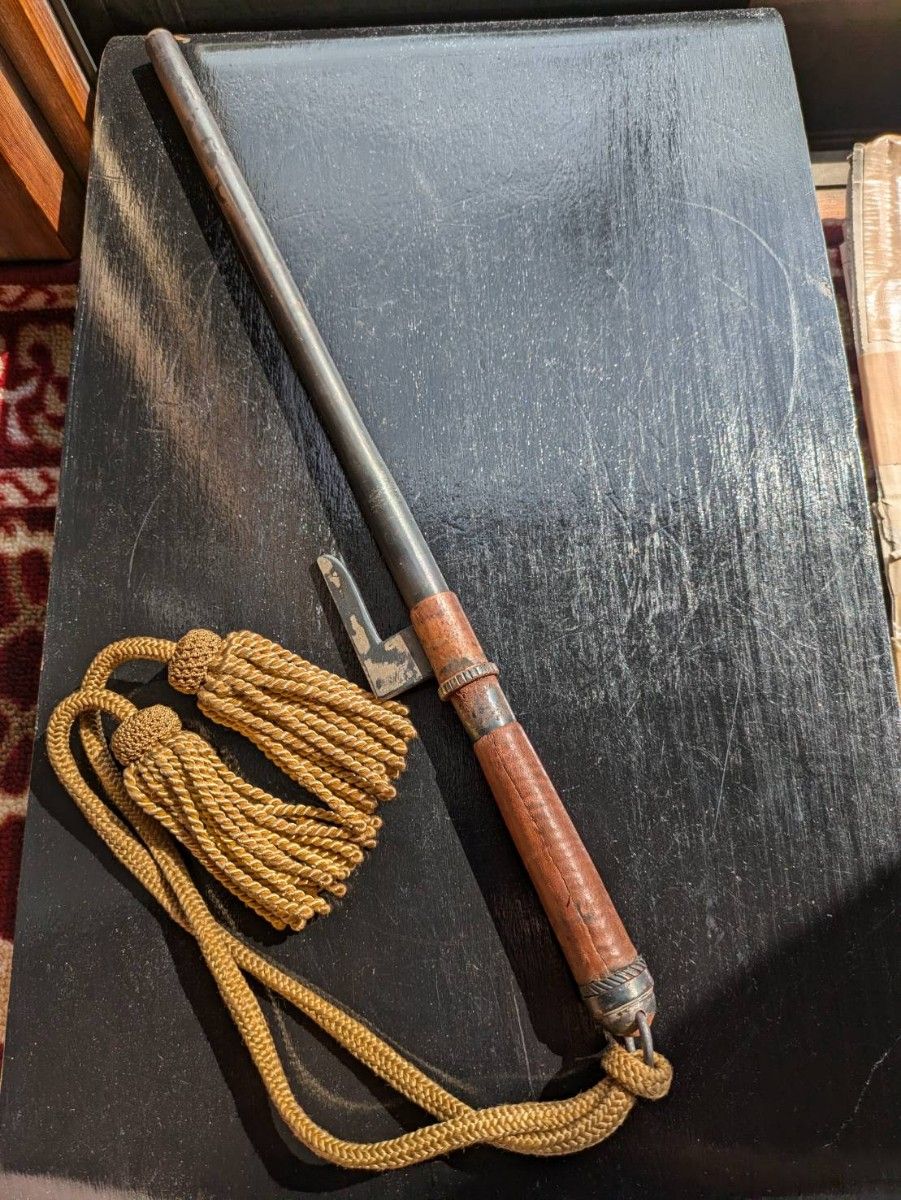 江戸時代 十手 9 時代物 武具 超骨董品 保管品 入手困難 鉄製 江戸時代 十手 9 時代物 武具 超骨董品 保管品 入手困難 鉄製