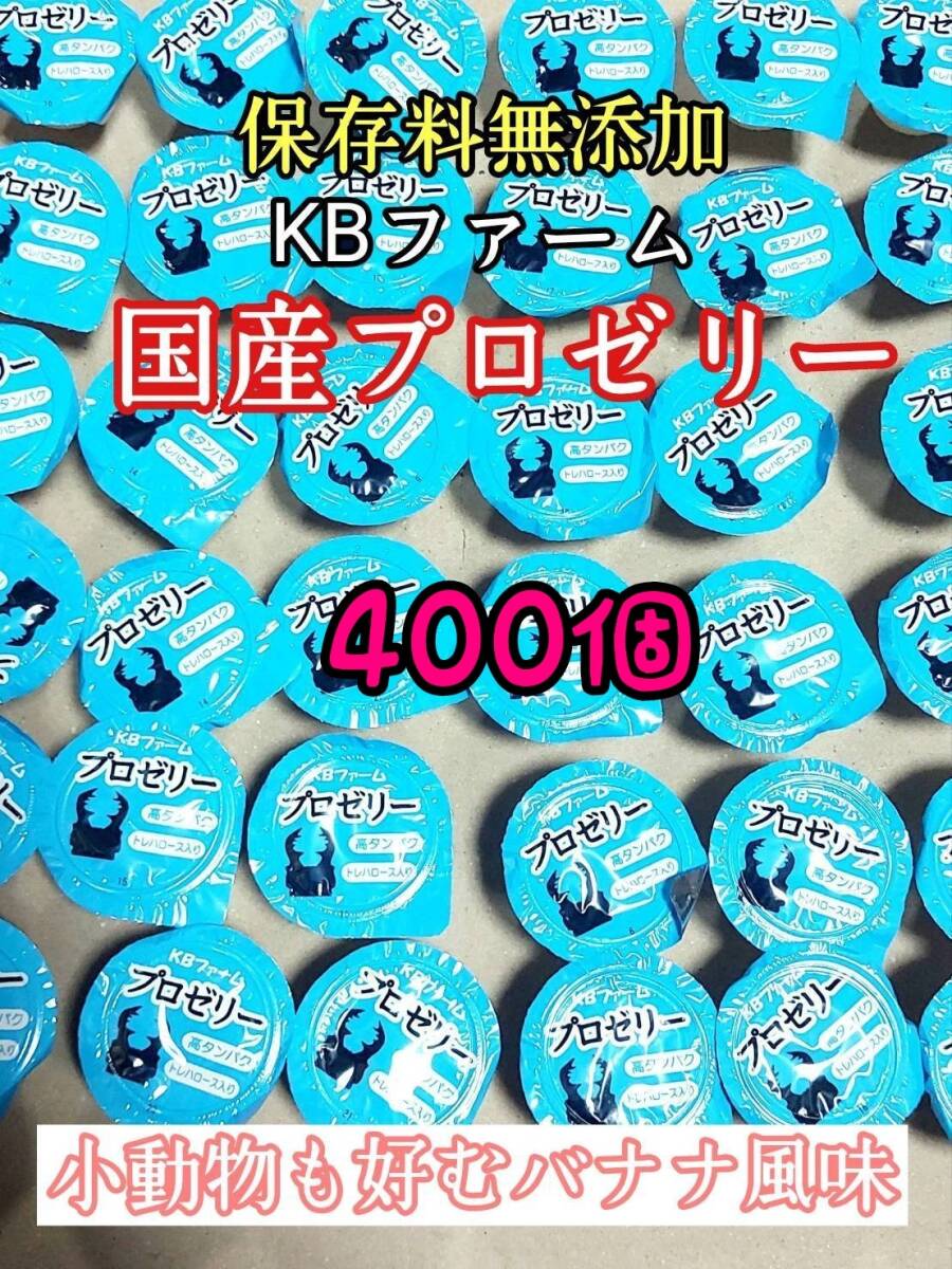 KBファーム 国産プロゼリー16g 400個 カブトムシ クワガタ 昆虫 オオクワガタ