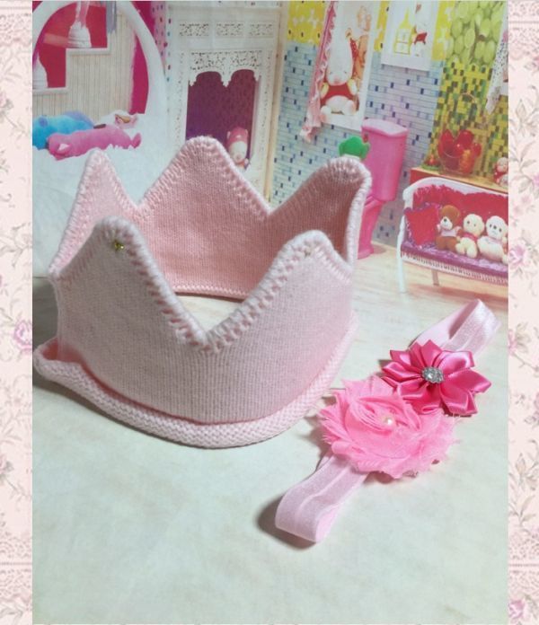 人気 可愛い ベビー 赤ちゃん ニット クラウン 王冠 誕生日 記念日 パーティ お食い初め ピンク 髪飾り ヘアアクセサリー 新品 人気 可愛い ベビー 赤ちゃん ニット クラウン 王冠 誕生日 記念日 パーティ お食い初め ピンク 髪飾り ヘアアクセサリー 新品