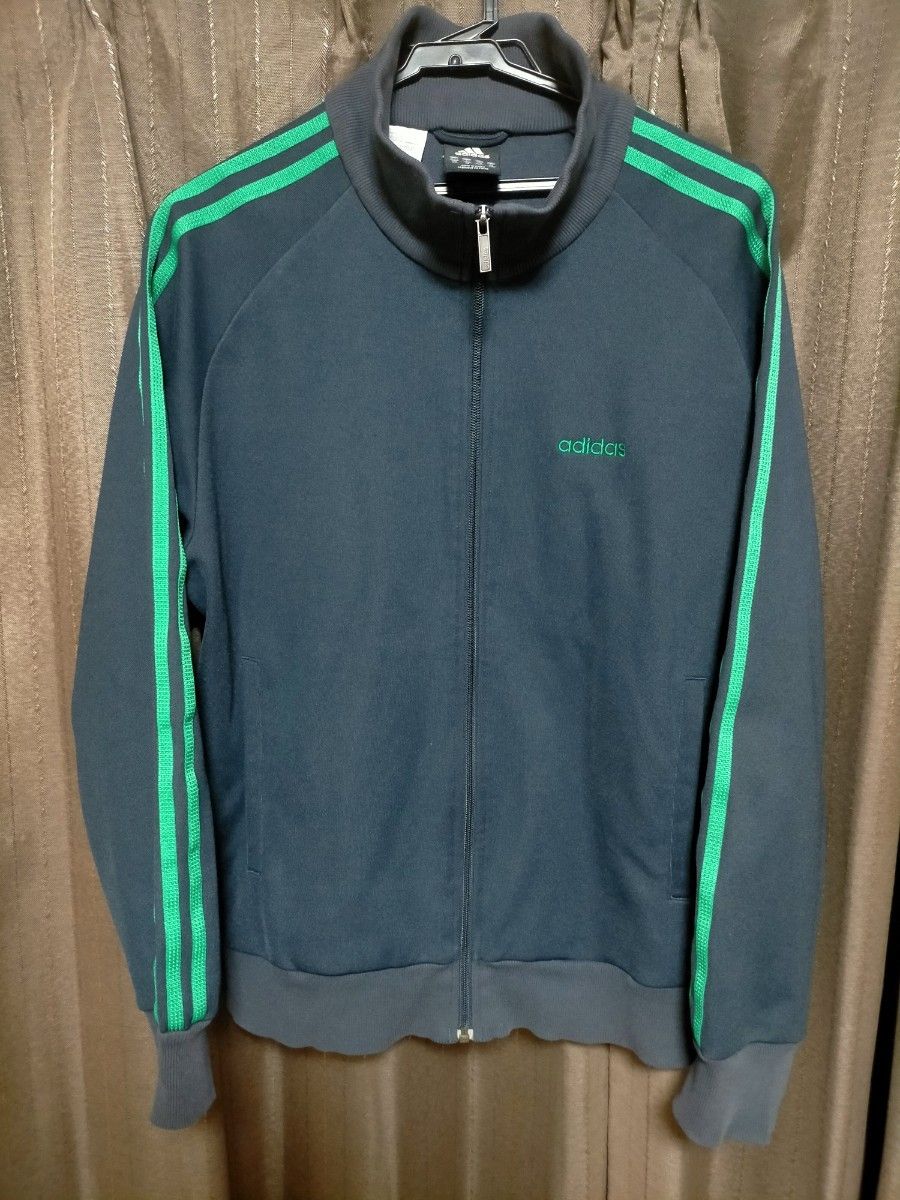 00s adidas アディダス トラックジャケット ネイビー グリーン 00s adidas アディダス トラックジャケット ネイビー グリーン