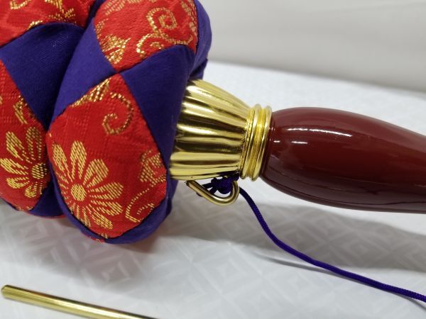 ◇新品◇印金セット 2.5寸 朱塗柄◇印金 二重布団 朱 携帯用おり ◇新品◇印金セット 2.5寸 朱塗柄◇印金 二重布団 朱 携帯用おり