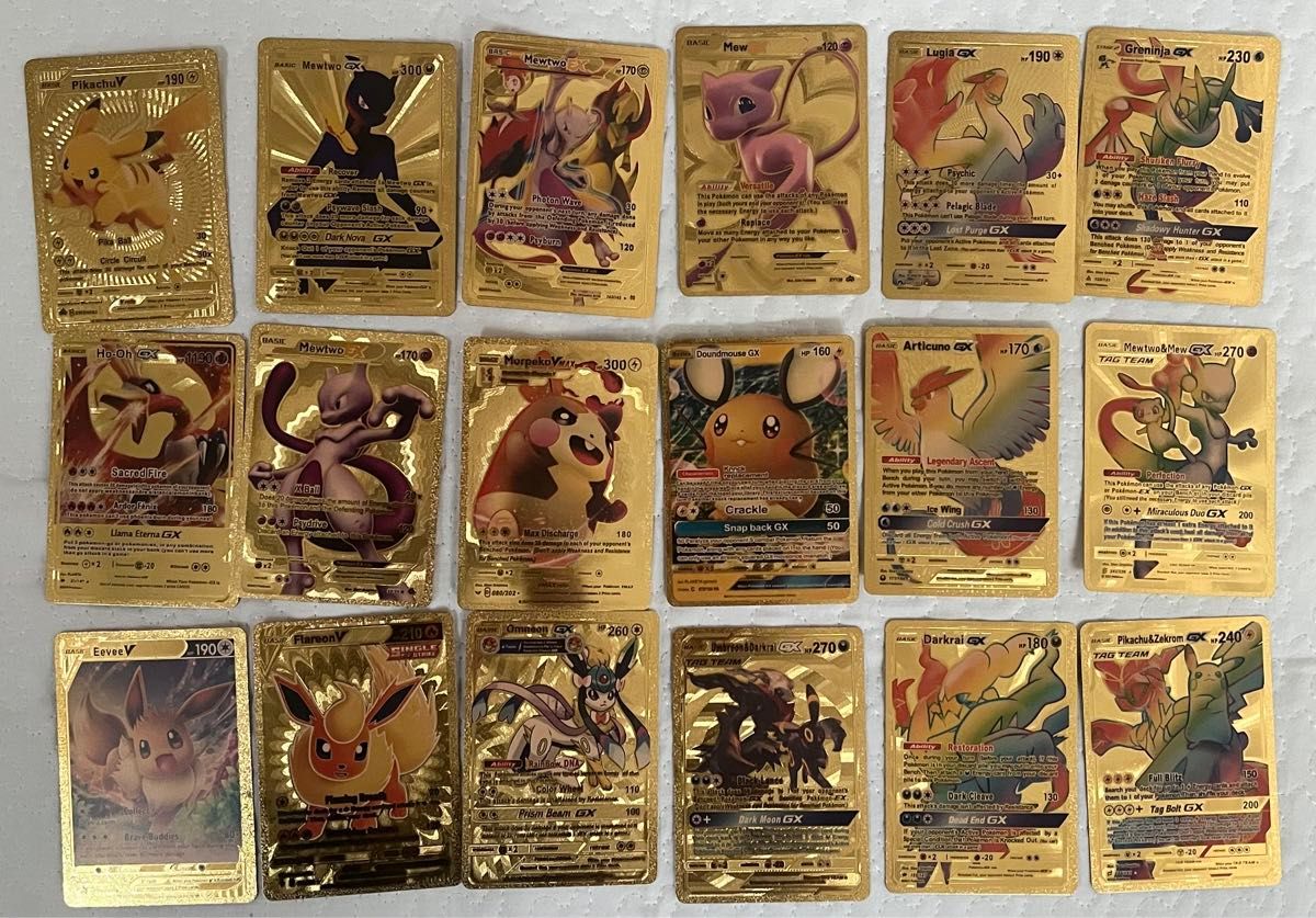 海外版ポケモンカード 金色カード ミュウ ミュウツー ルギア 海外版ポケモンカード 金色カード ミュウ ミュウツー ルギア