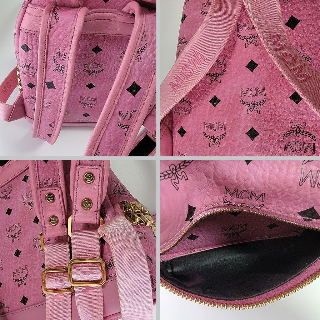 MCM エムシーエム ヴィセトス柄 バックパック リュック サイド MCM エムシーエム ヴィセトス柄 バックパック リュック サイド