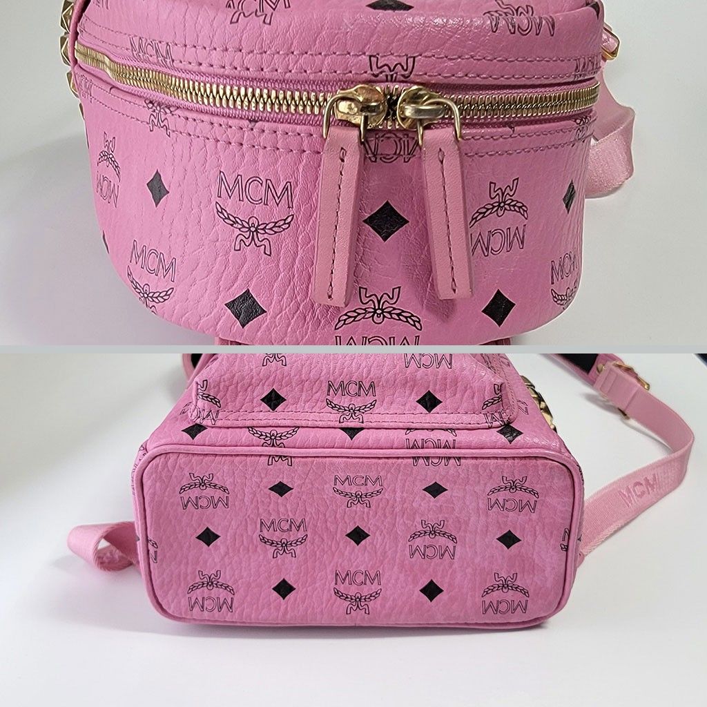 MCM エムシーエム ヴィセトス柄 バックパック リュック サイド MCM エムシーエム ヴィセトス柄 バックパック リュック サイド
