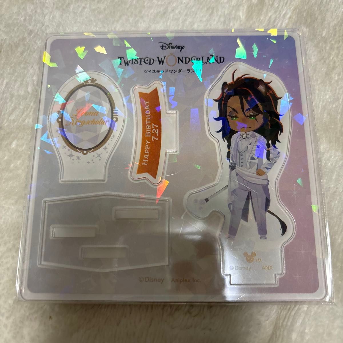 ツイステ レオナ プラチナジャケット アクリルスタンド ツイステッドワンダーランド プラチナジャケット ミニアクリル