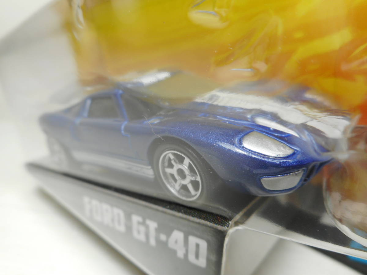 FAST & FURIOUS 1/55 ワイルドスピード FORD GT-40 フォード GT40 FAST & FURIOUS６ V8 未開封 レーシングストライプ _画像3