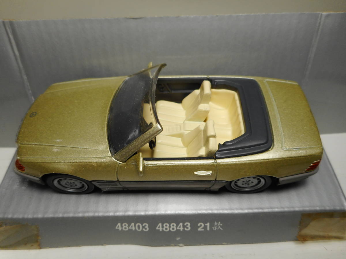  Mercedes Benz 1/43 メルセデス ベンツ 4代目 600SL ロードスター カブリオレ 未展示品 New-Rey TOYS 社製品 デッドストック絶版 箱あり_画像6