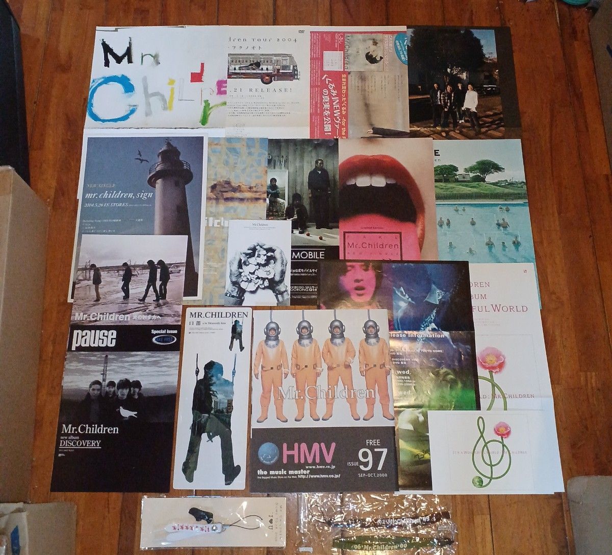 Mr Children 非売品グッズ(CD仕切り板・チラシ・フライヤー Mr Children 非売品グッズ(CD仕切り板・チラシ・フライヤー