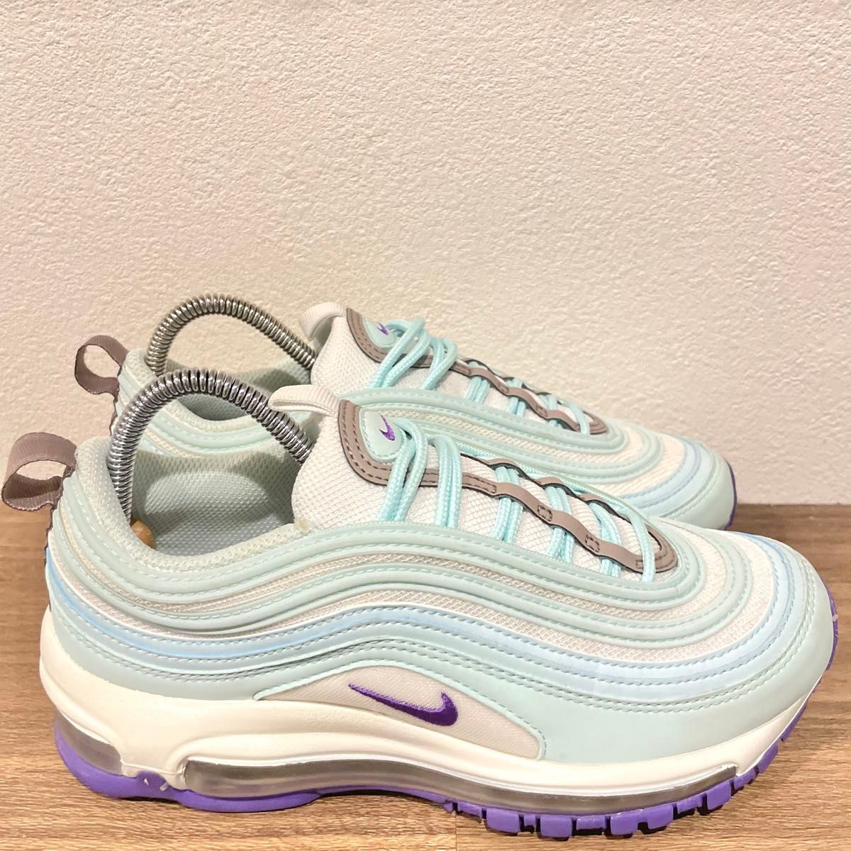 NIKE W AIR MAX 97 Teal Tintナイキ エア マックス 97 ブルーホワイト レディース921733-303