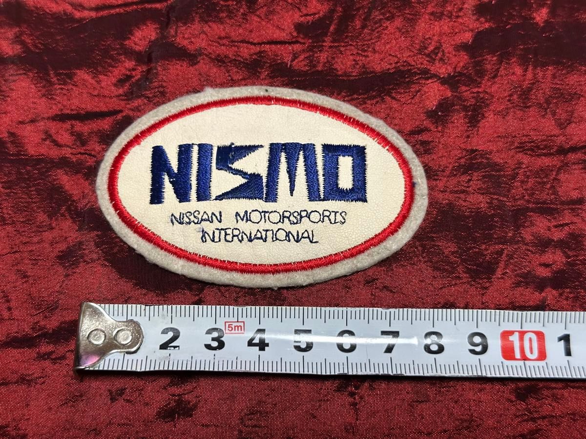 #ニスモNISMO旧ロゴ刺繍ワッペン小希少当時物