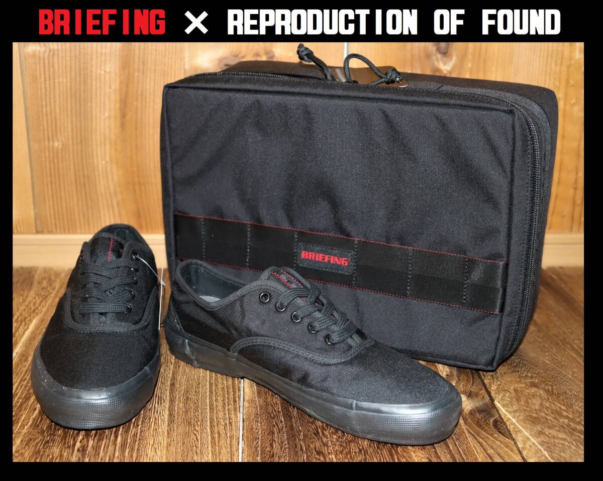 送料無料 即決【未使用】 BRIEFING × REPRODUCTION OF FOUND ★ US NAVY MILITARY TRAINER (41/26cm) ★ ブリーフィング リプロダクション