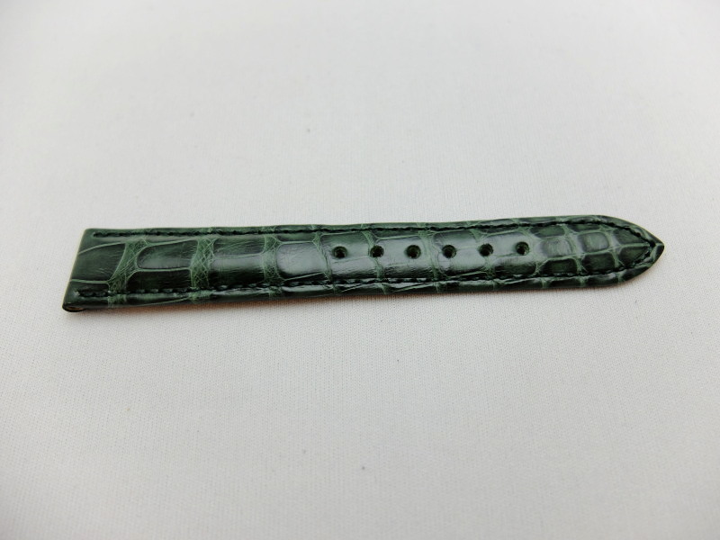  Chronoswiss green crocodile 16/14mm unused 