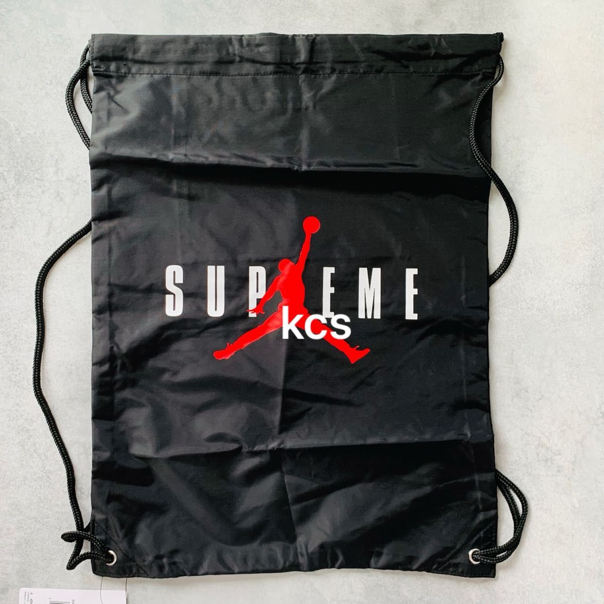 Supreme Jordan drawstring bag black シュプリーム ジョーダン Supreme Jordan drawstring bag black シュプリーム ジョーダン