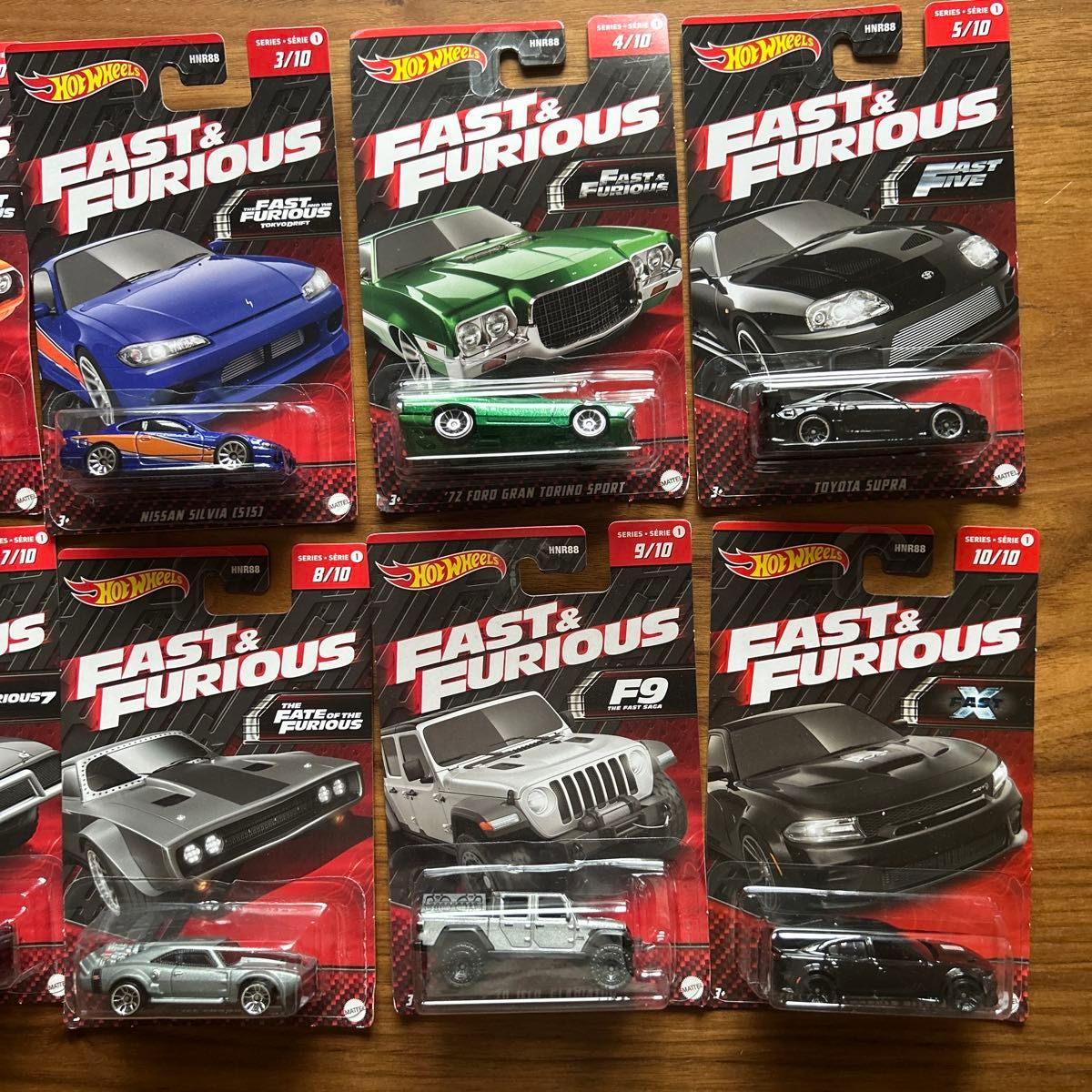 ワイルドスピード ホットウィール Hot Wheels イオン限定 10台 ワイルドスピード ホットウィール Hot Wheels イオン限定 10台