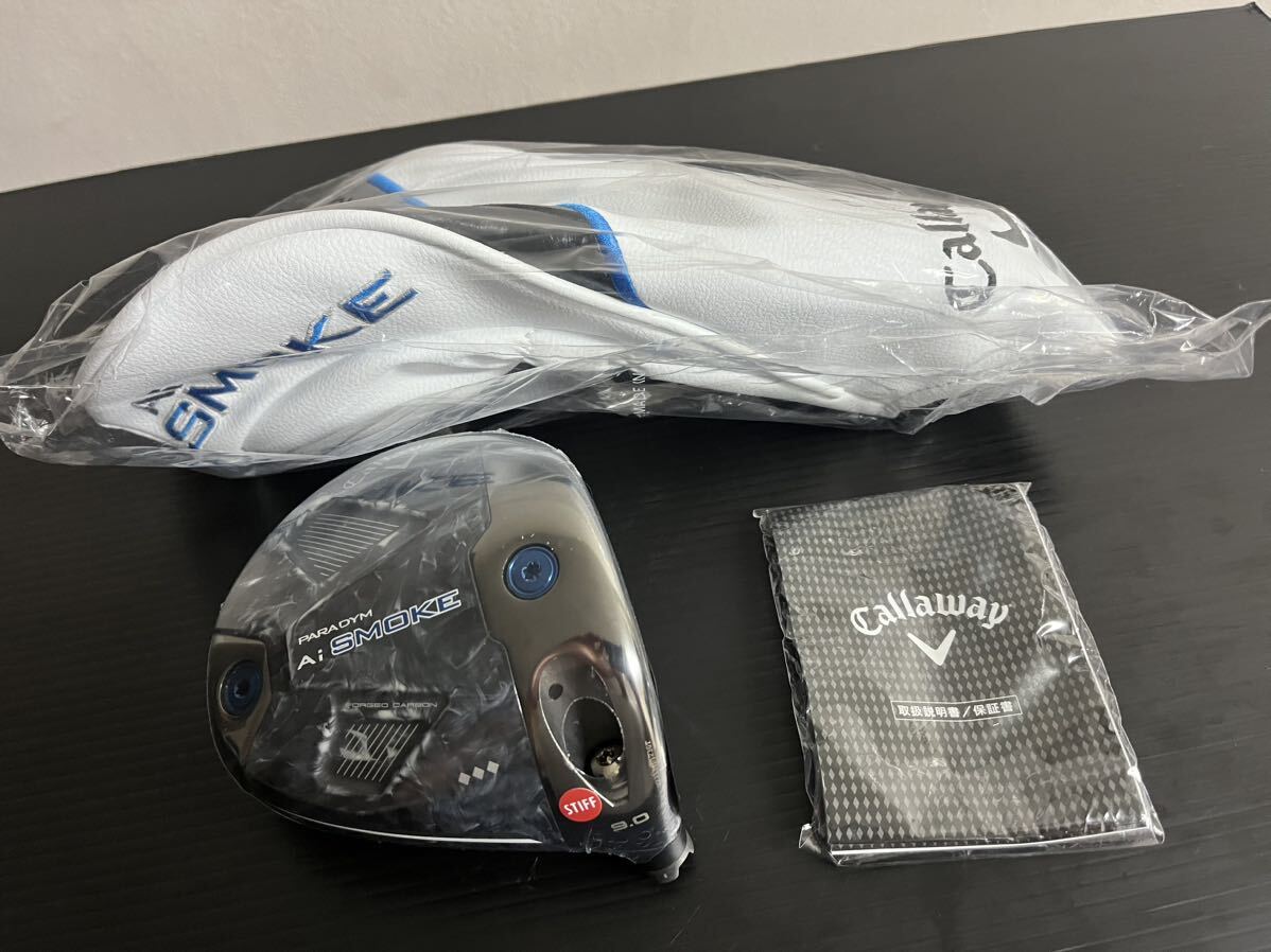 未使用 ■パラダイム Ai SMOKE Ai スモークトリプルダイヤモンド 9度 ヘッドのみ