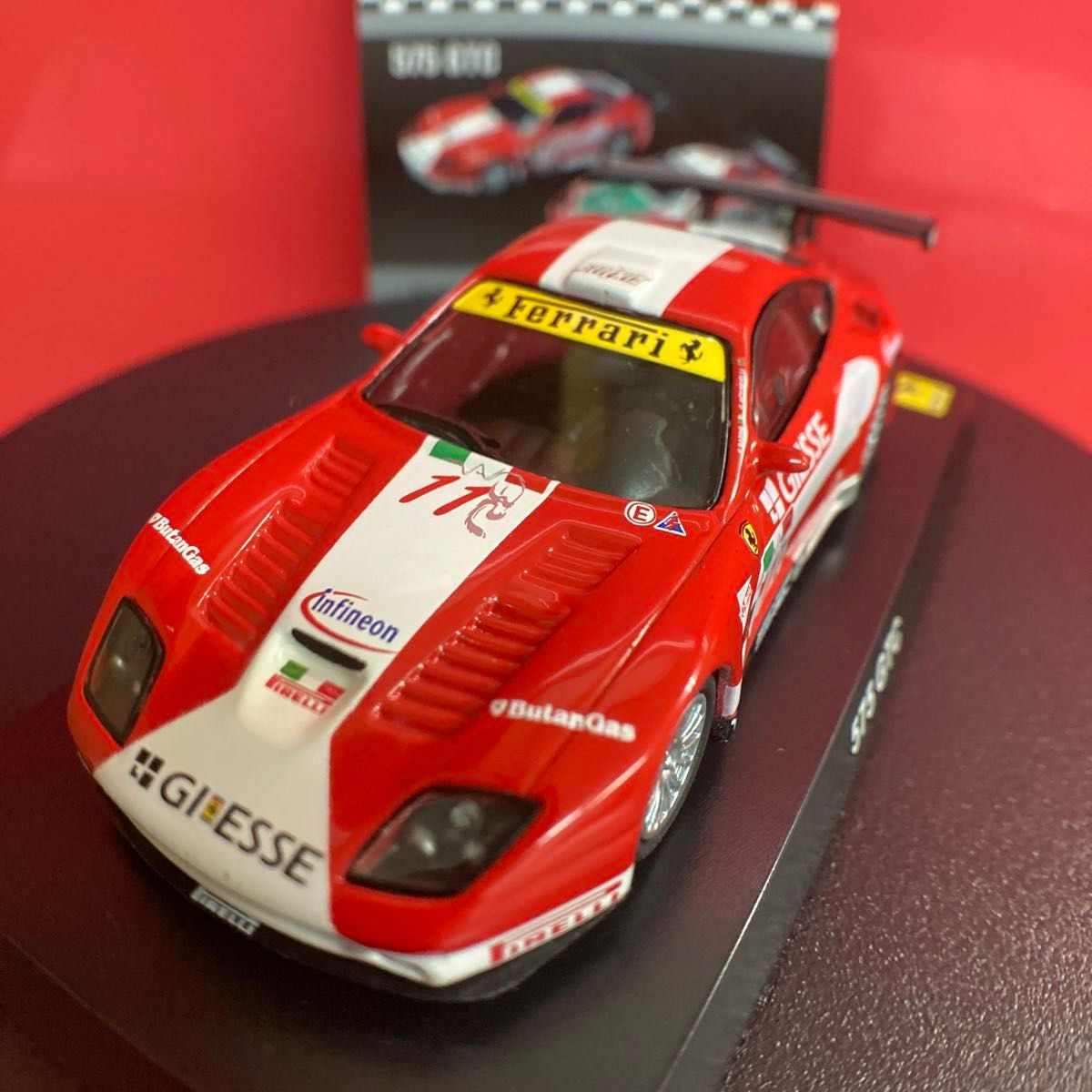 フェラーリ 575 GTC 組立済み美品 京商 サークルKサンクス限定 フェラーリ 575 GTC 組立済み美品 京商 サークルKサンクス限定