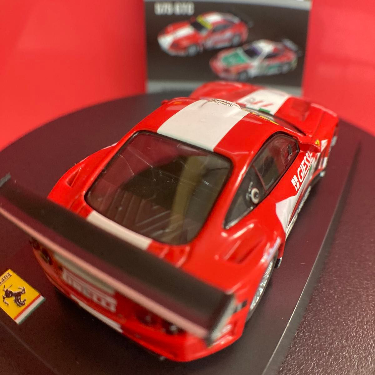 フェラーリ 575 GTC 組立済み美品 京商 サークルKサンクス限定 フェラーリ 575 GTC 組立済み美品 京商 サークルKサンクス限定