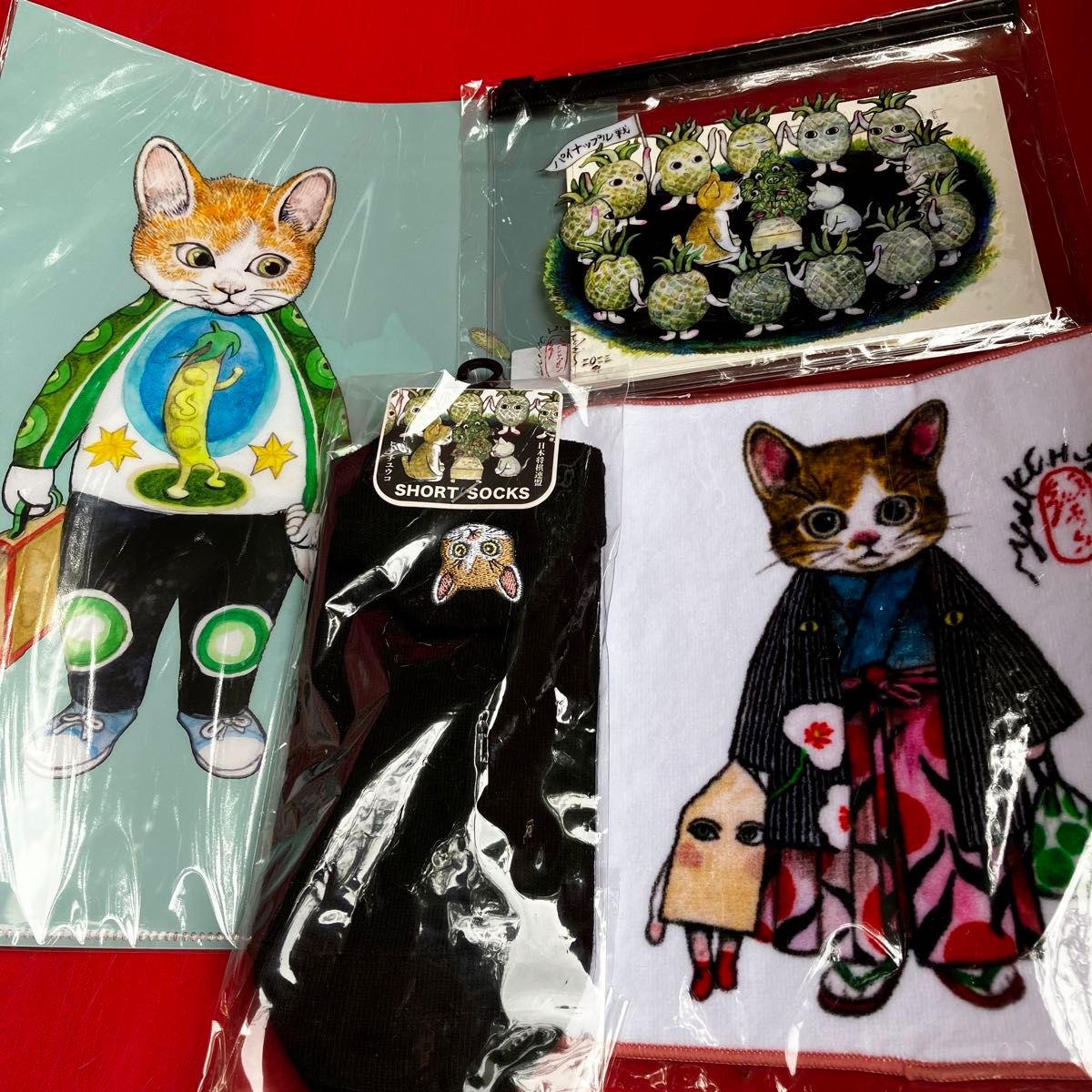 ヒグチユウコ 将棋会館限定品 コラボグッズ 4点セット クリア ヒグチユウコ 将棋会館限定品 コラボグッズ 4点セット クリア