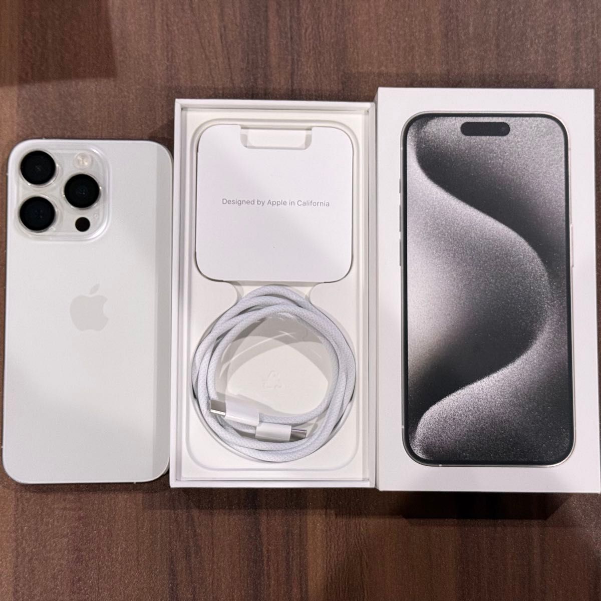 Apple iPhone 15 Pro 128GB ホワイトチタニウム 国内AppleStore Apple iPhone 15 Pro 128GB ホワイトチタニウム 国内AppleStore