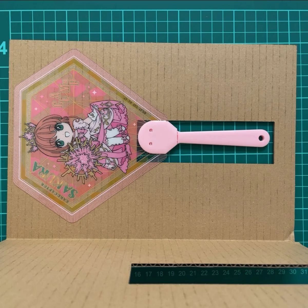 未使用】カードキャプターさくら ジュエリー型クリアうちわ 未使用】カードキャプターさくら ジュエリー型クリアうちわ