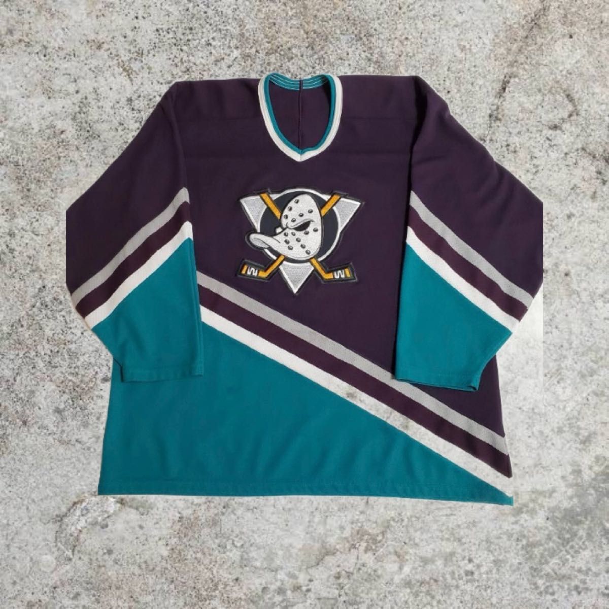 NHL×CCM】アハイナム・マイティダックスユニフォーム ホッケー NHL×CCM】アハイナム・マイティダックスユニフォーム ホッケー