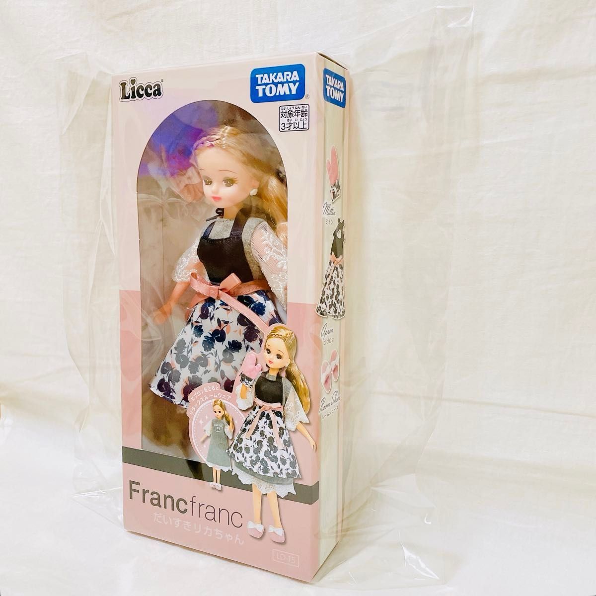 新品未開封】Francfranc コラボ だいすきリカちゃん 匿名配送 新品未開封】Francfranc コラボ だいすきリカちゃん 匿名配送