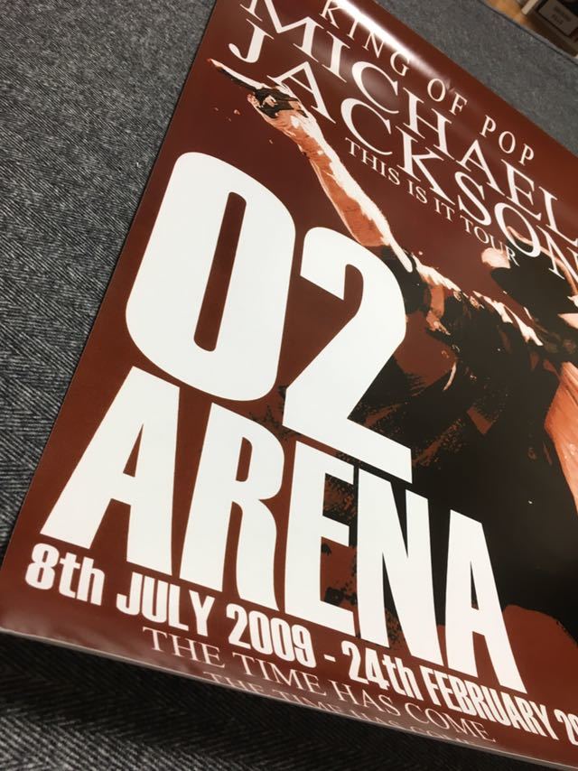  Michael Jackson THIS IS IT O2 ARENA Tour Live место проведения для постер 