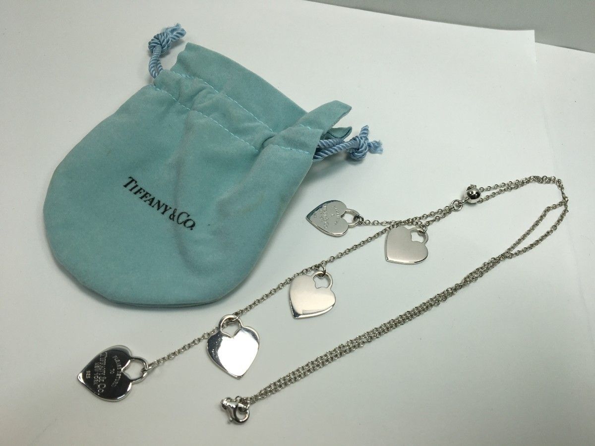 q1076 幻級希少レア 美品 ティファニー Tiffany 5連ハート q1076 幻級希少レア 美品 ティファニー Tiffany 5連ハート